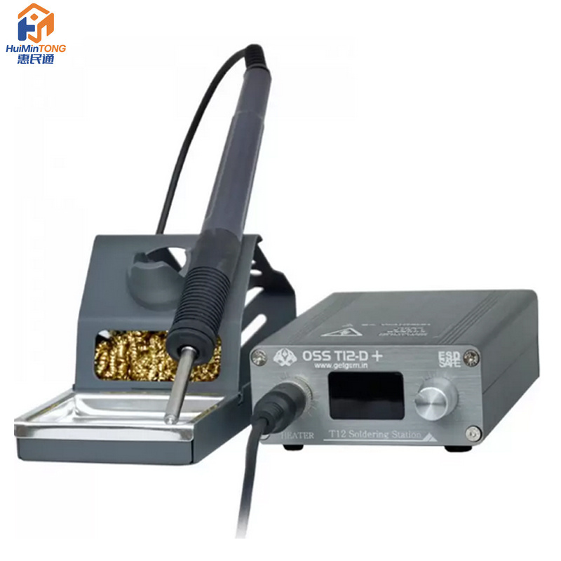 Digital Soldering Station T12 - Oss T12-D+ 72W Electric Soldering Iron