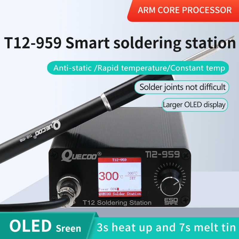 Digital Soldering Station T12 - T12-959 V5.1 Bộ Hàn Que Hàn