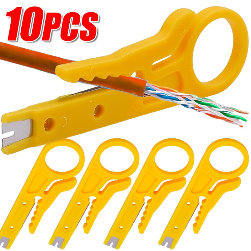 Automatic Wire Stripper Cutter - 10/1PCS Portable Mini Wire Stripper Multifunctional