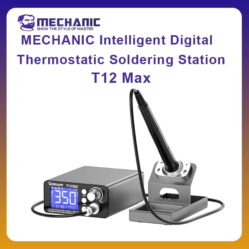 Digital Soldering Station T12 - MECHANIC OFFICIAL Intelligent Digital Thermostatic Soldering