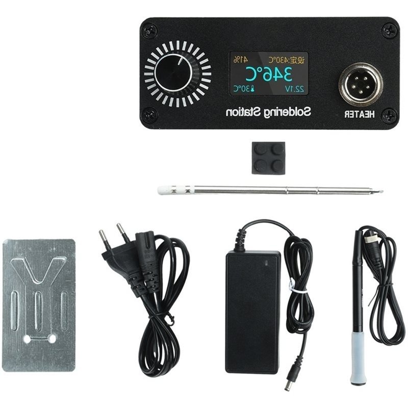 【A56X】T12 Portable Mini Digita - đánh giá và giá Digital Soldering Station T12