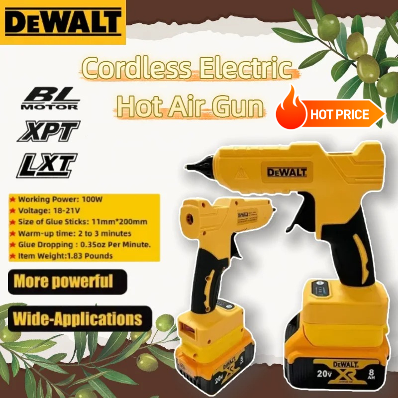 Dewalt Cordless Electric Handh - đánh giá và giá Hot Melt Glue Gun Cordless