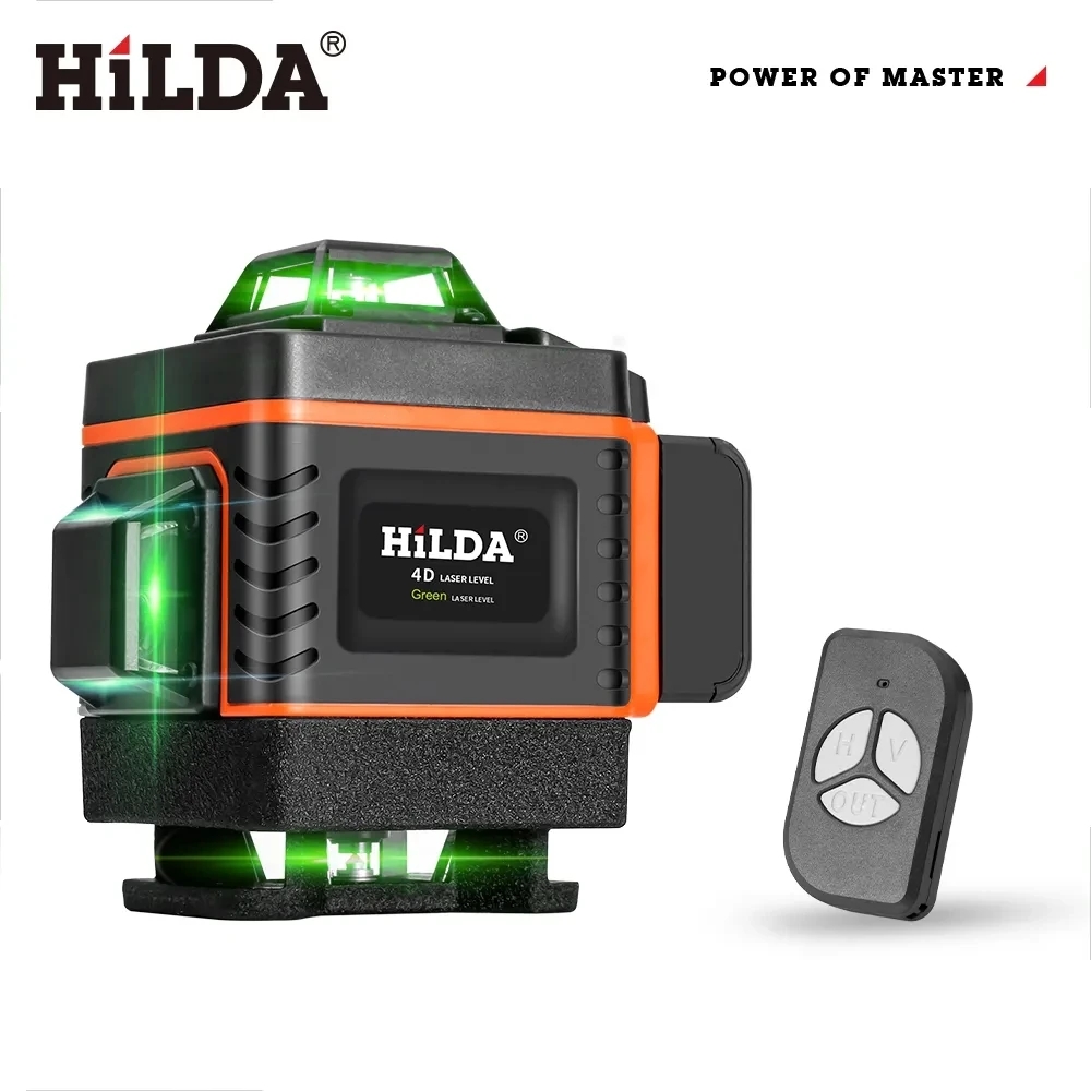 HILDA 16/12Lines 4D Laser Leve - đánh giá và giá Laser Level 16 Lines 4D Green