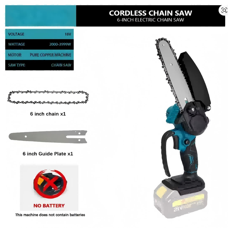 1700RPM 6 Inch Mini Li-Ion Ele - đánh giá và giá Mini Electric Chainsaw 6 Inch