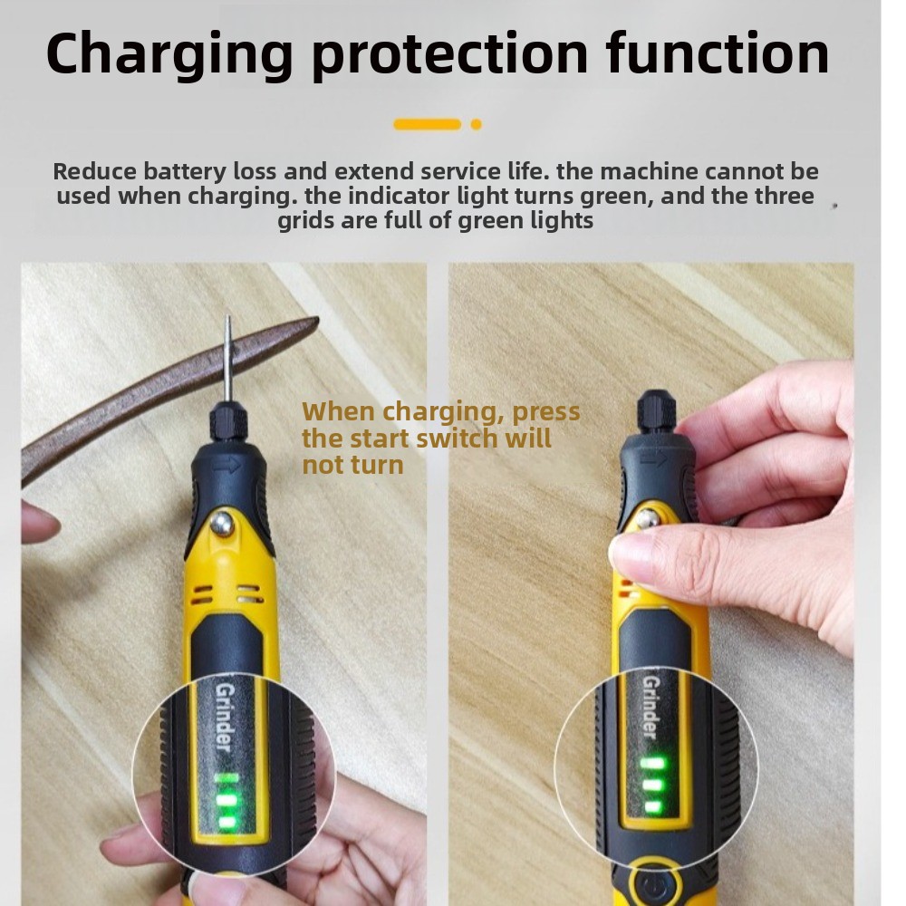 Cordless Mini Grinder 3 Speeds - đánh giá và giá Cordless Rotary Tool Kit Accessories