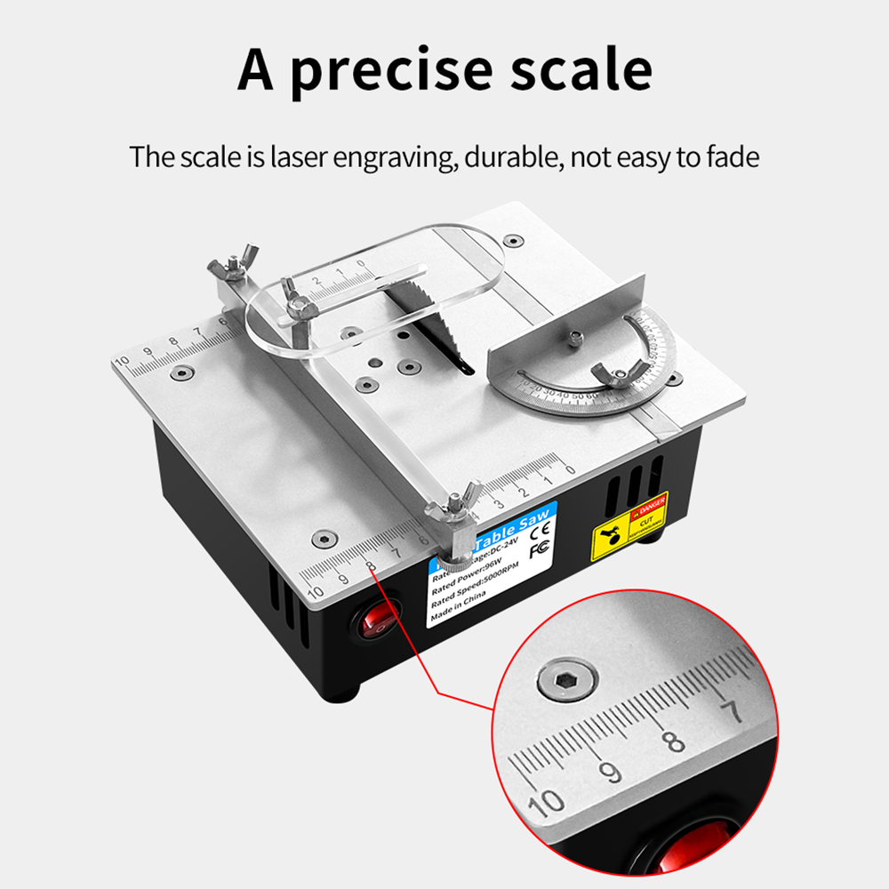 DC24V Household Miniature Wood - đánh giá và giá Mini Table Saw For Woodworking