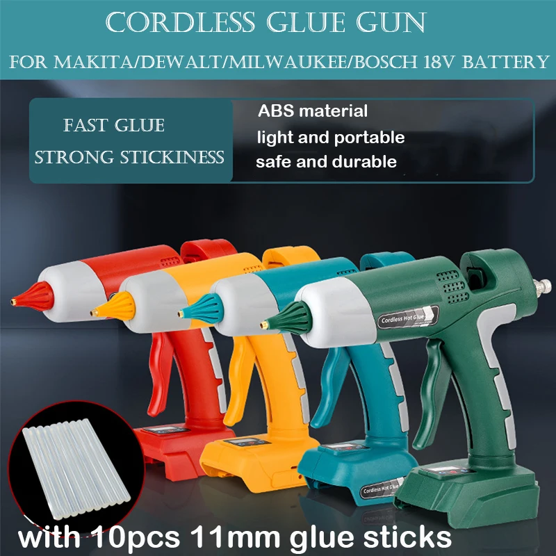 100W Cordless Hot Melt Glue Gu - đánh giá và giá Hot Melt Glue Gun Cordless