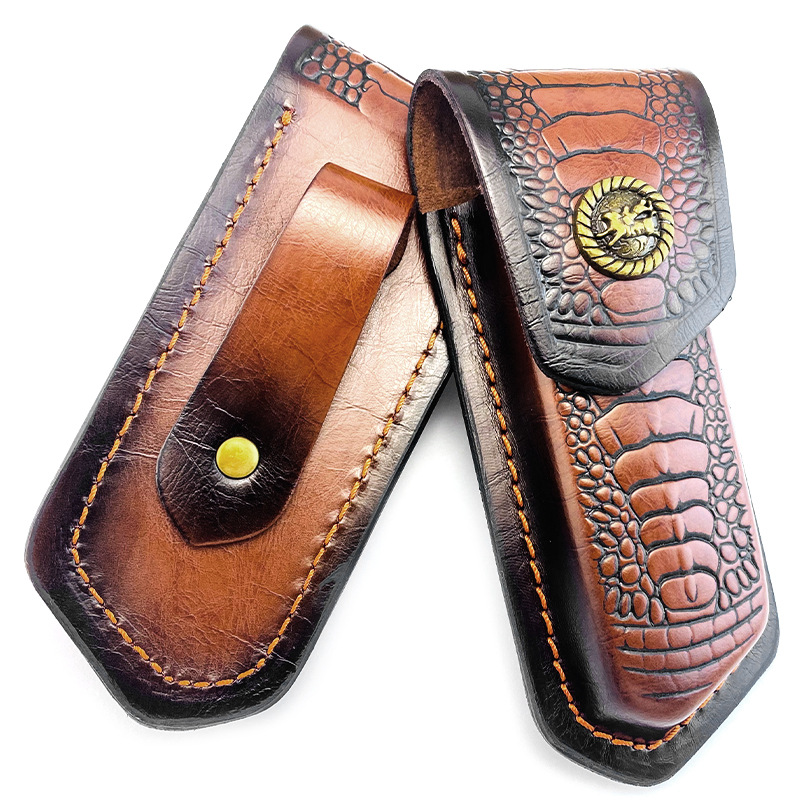 Folding Cowhide Knife Cover Un - đánh giá và giá Hand Tools