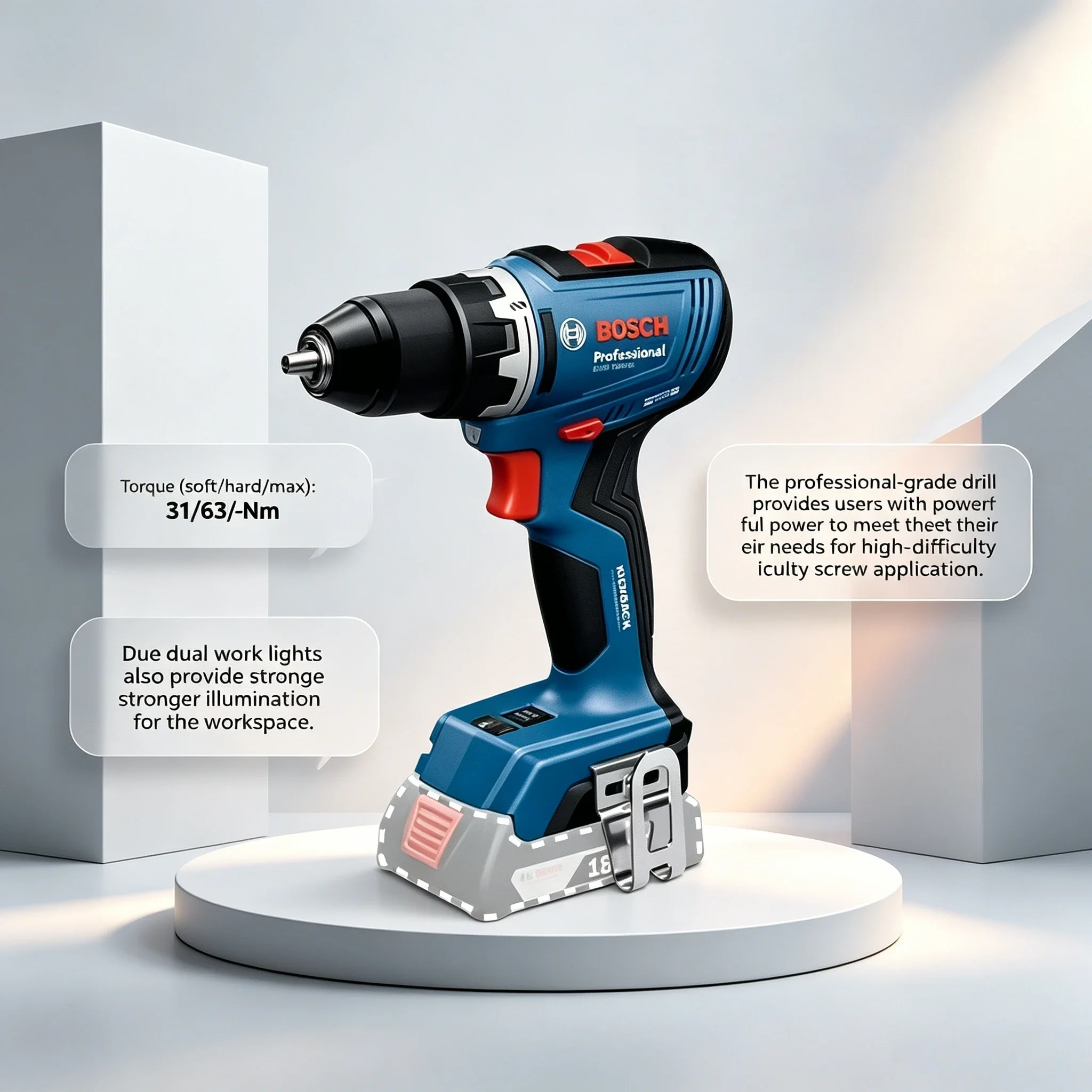 Bosch GSR 18V-65 Brushless Cor - đánh giá và giá Brushless Cordless Electric Drill 18V