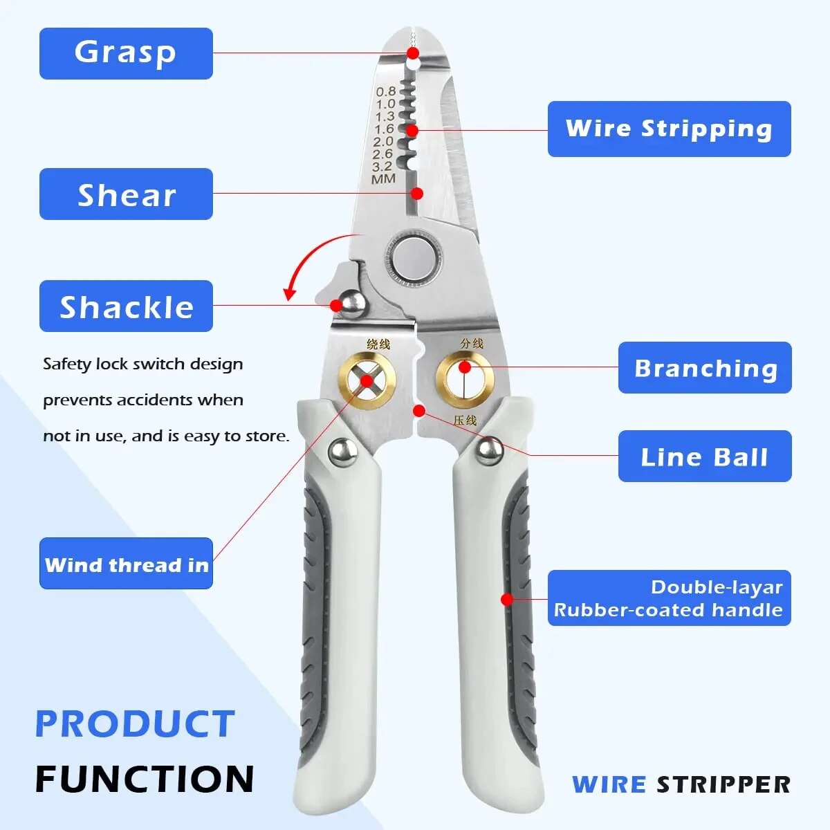 6 In 1 Wire Stripper Special W - đánh giá và giá Automatic Wire Stripper Cutter