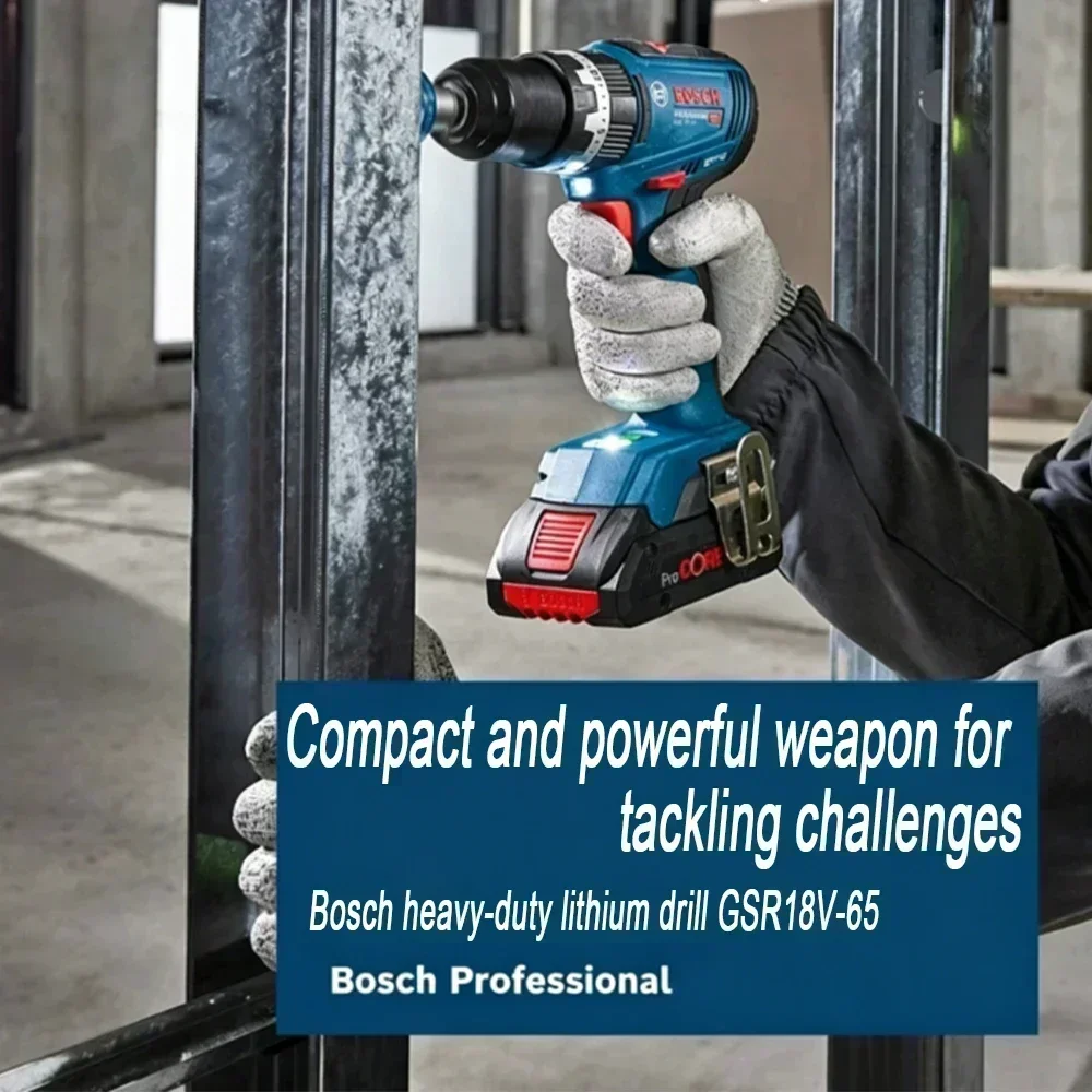 Bosch GSR 18V-65 Brushless Cor - đánh giá và giá Brushless Cordless Electric Drill 18V