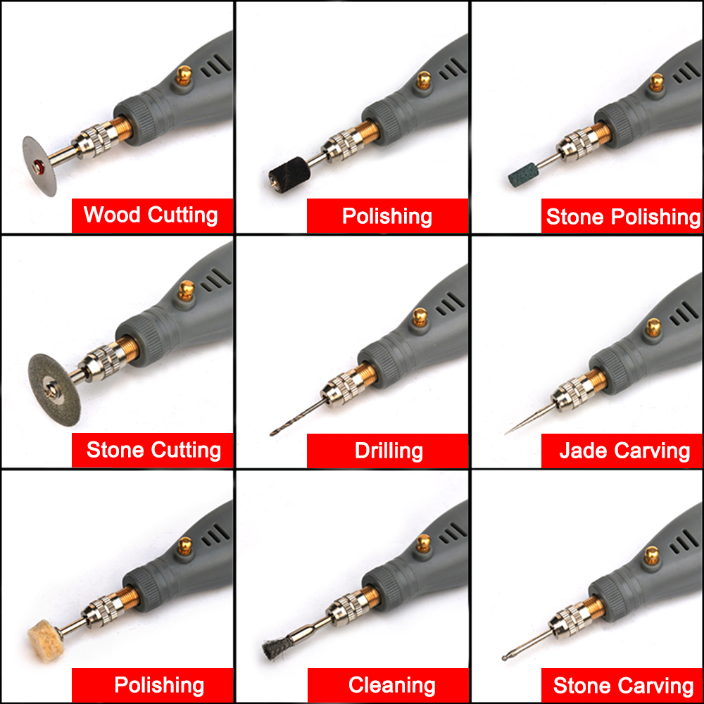 NEWACALOX USB Sạc 10W Máy Mini - đánh giá và giá Cordless Rotary Tool Kit Accessories