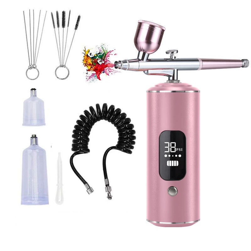 Air compressor kit, electric s - đánh giá và giá Airbrush Kit With Mini Compressor