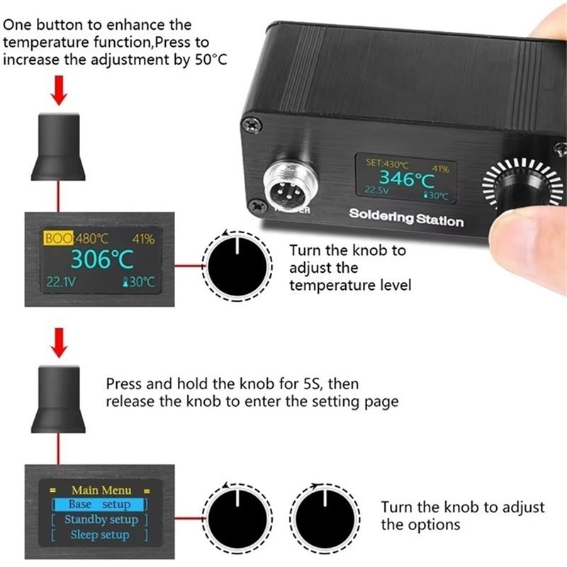 B23B T12 For Home Repairing So - đánh giá và giá Digital Soldering Station T12