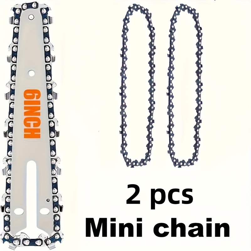 2 Pcs Durable 6-Inch Chainsaw  - đánh giá và giá Mini Electric Chainsaw 6 Inch