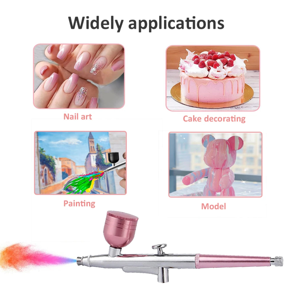 Pro Grade Airbrush Gun Head wi - đánh giá và giá Airbrush Kit With Mini Compressor