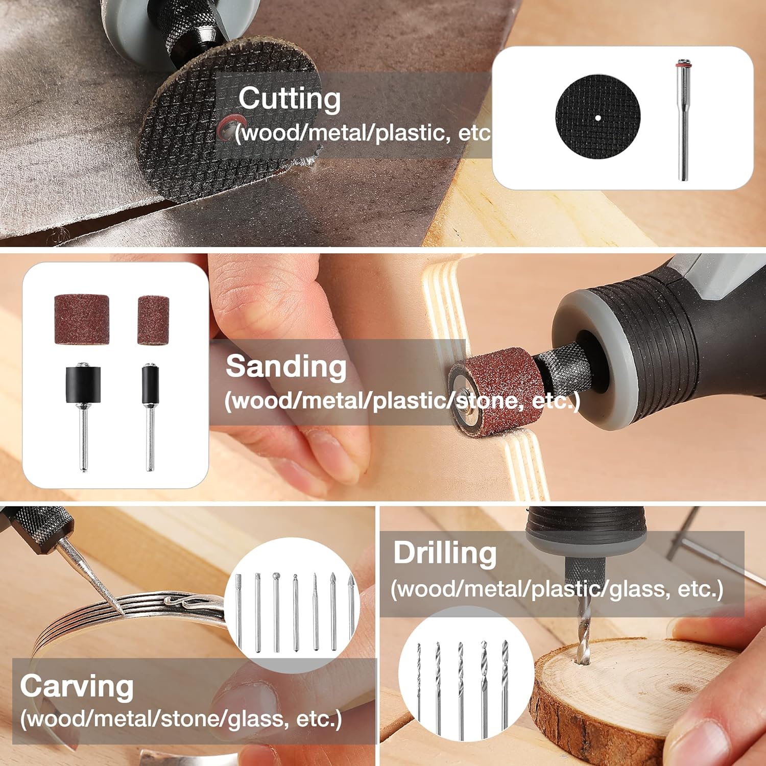 Cordless Mini Rotary Tool Kit, - đánh giá và giá Cordless Rotary Tool Kit Accessories