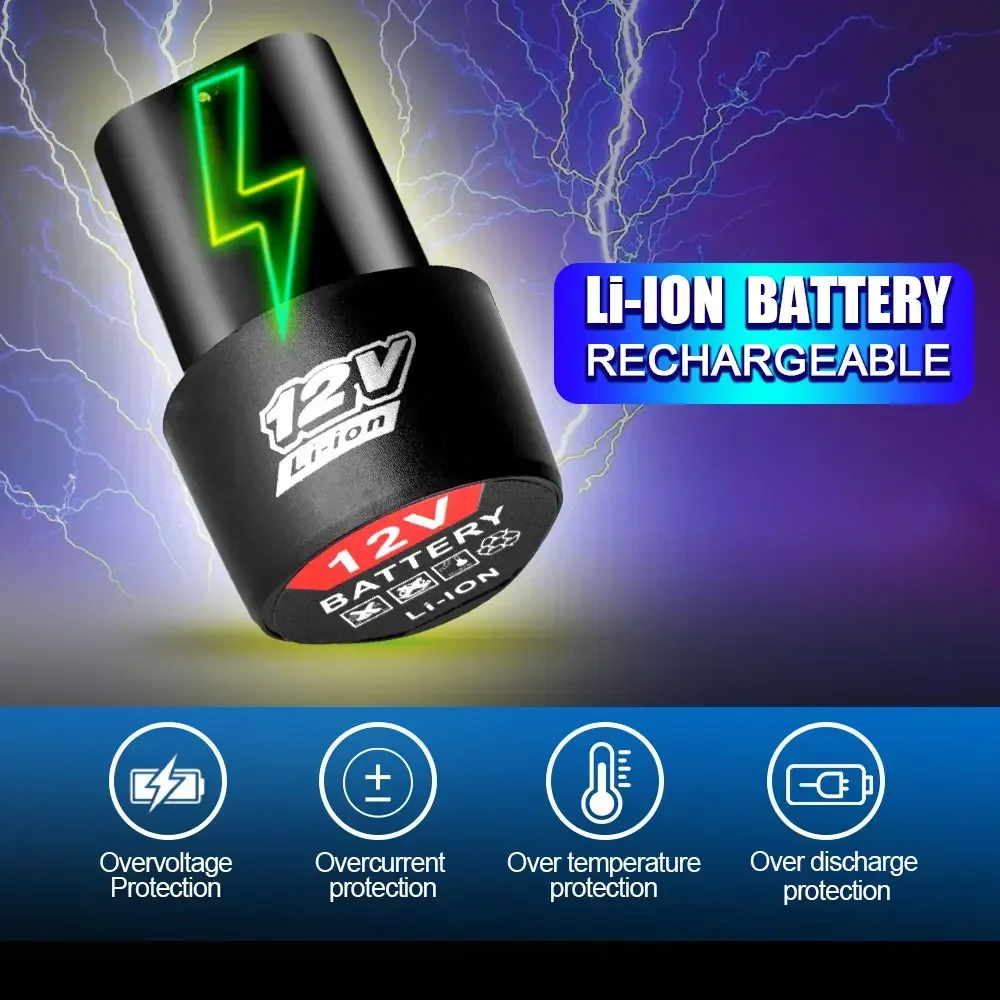 12V 1500mAh Battery Rechargeab - đánh giá và giá Electric Screwdriver Rechargeable Usb