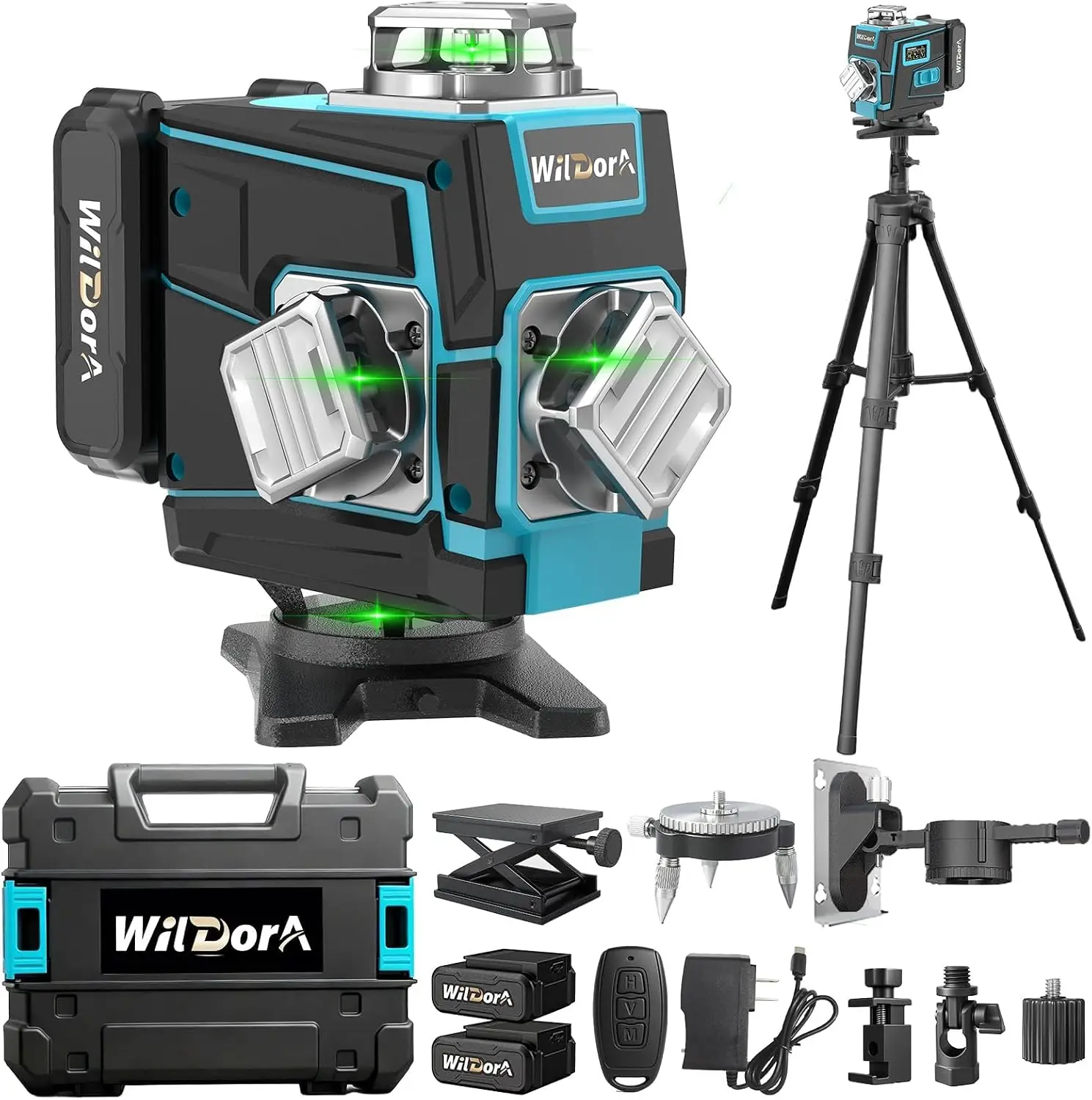 Laser Level with Tripod, 4x360 - đánh giá và giá Laser Level 16 Lines 4D Green