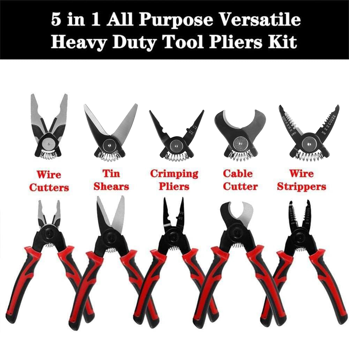 5 in1 Crimping plier Wire cutt - đánh giá và giá Automatic Wire Stripper Cutter