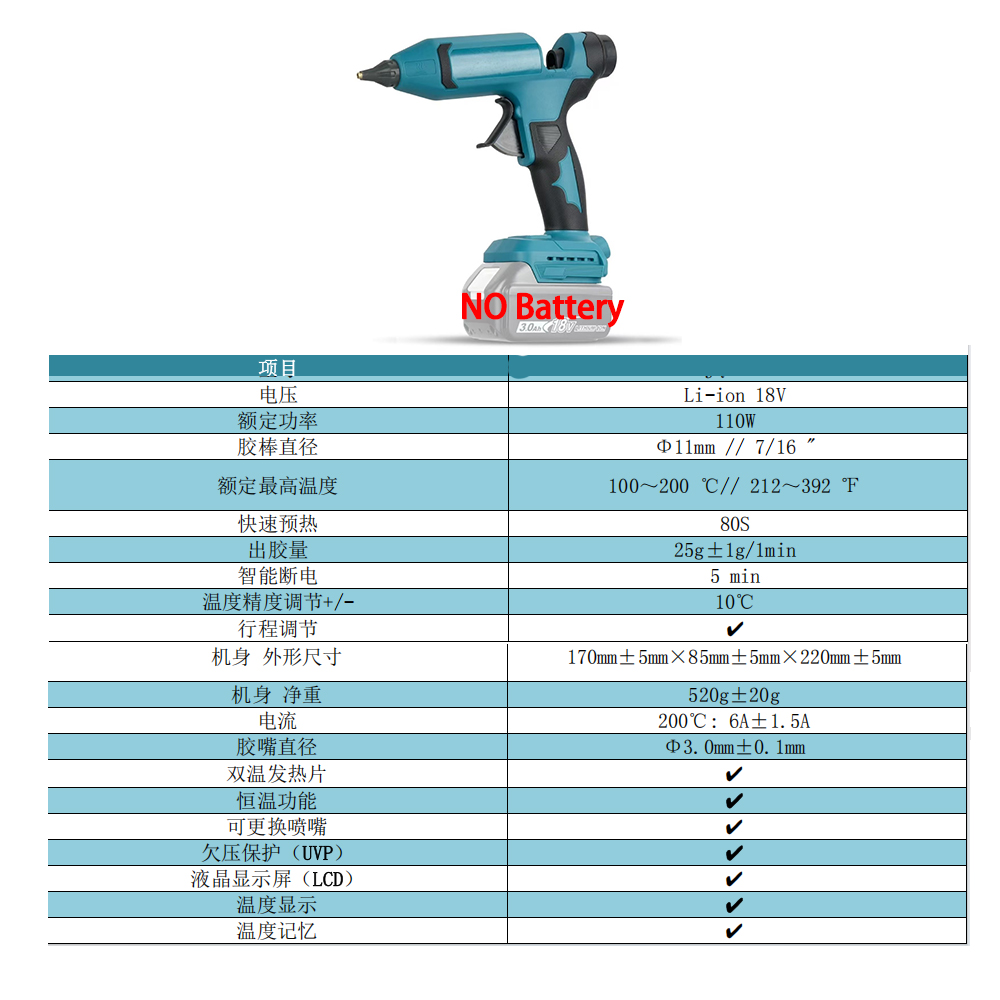 VILASTING Electric Hot Melt Gl - đánh giá và giá Hot Melt Glue Gun Cordless