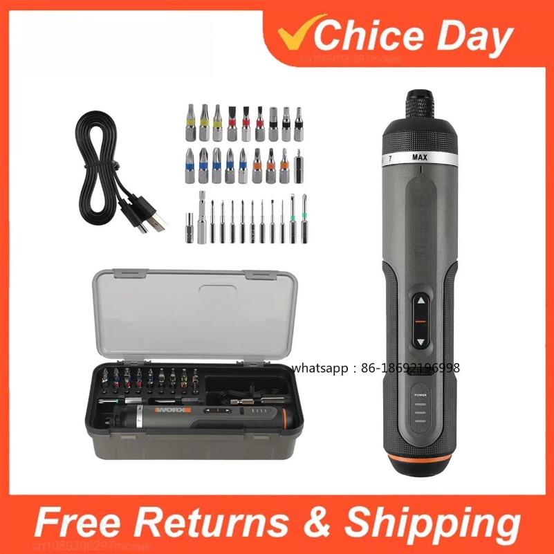 30 Bit Sets Power Tools WX242  - đánh giá và giá Electric Screwdriver Rechargeable Usb