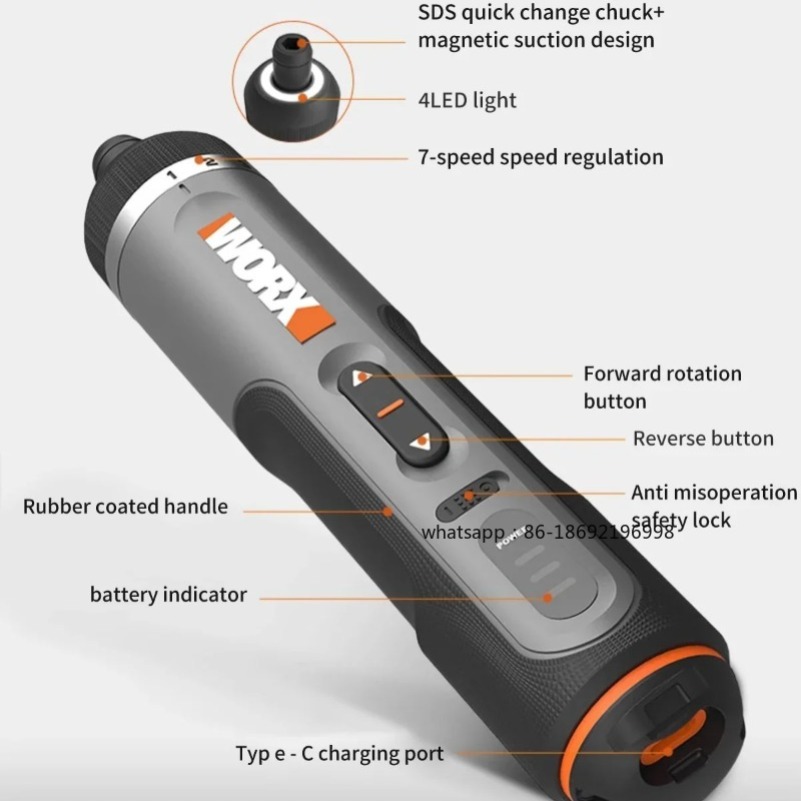 30 Bit Sets Power Tools WX242  - đánh giá và giá Electric Screwdriver Rechargeable Usb