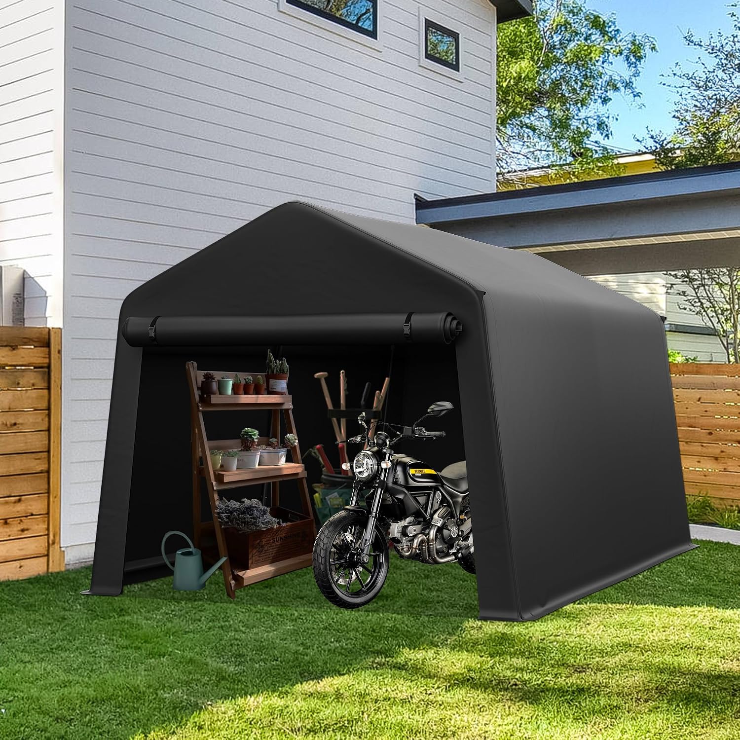 Portable Outdoor Storage Shed  - đánh giá và giá Garden Tools