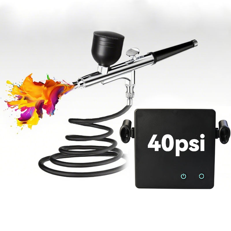T001A Airbrush Paint Spray Gun - đánh giá và giá Airbrush Kit With Mini Compressor