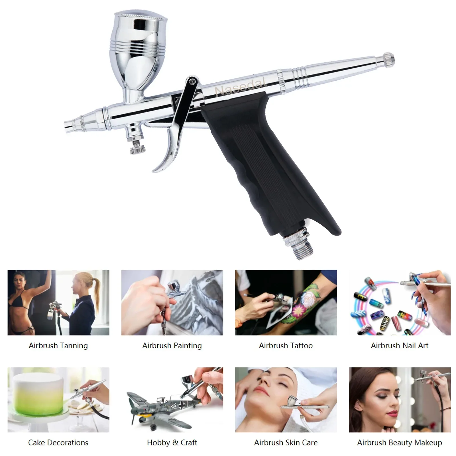 Nasedal Airbrush Air Compresso - đánh giá và giá Airbrush Kit With Mini Compressor
