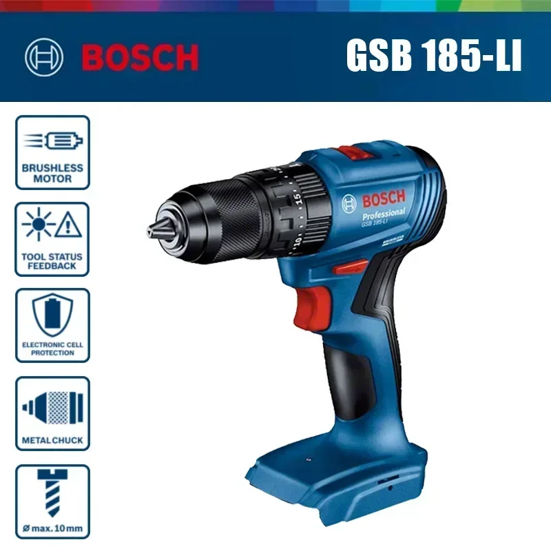 Bosch GSB 185-LI 18V Brushless - đánh giá và giá Brushless Cordless Electric Drill 18V