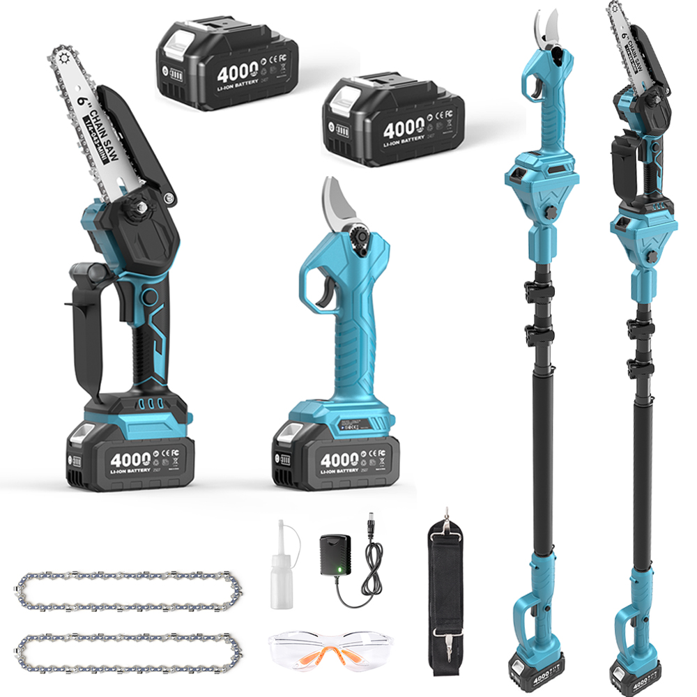 Taskstar 3-in-1 Brushless Pole - đánh giá và giá Mini Electric Chainsaw 6 Inch