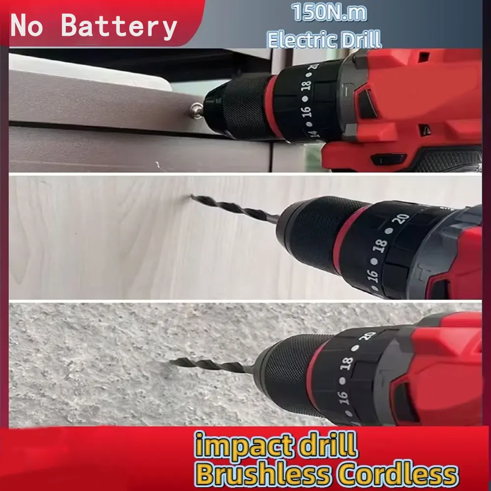 Small Electric Brushless Impac - đánh giá và giá Brushless Cordless Electric Drill 18V