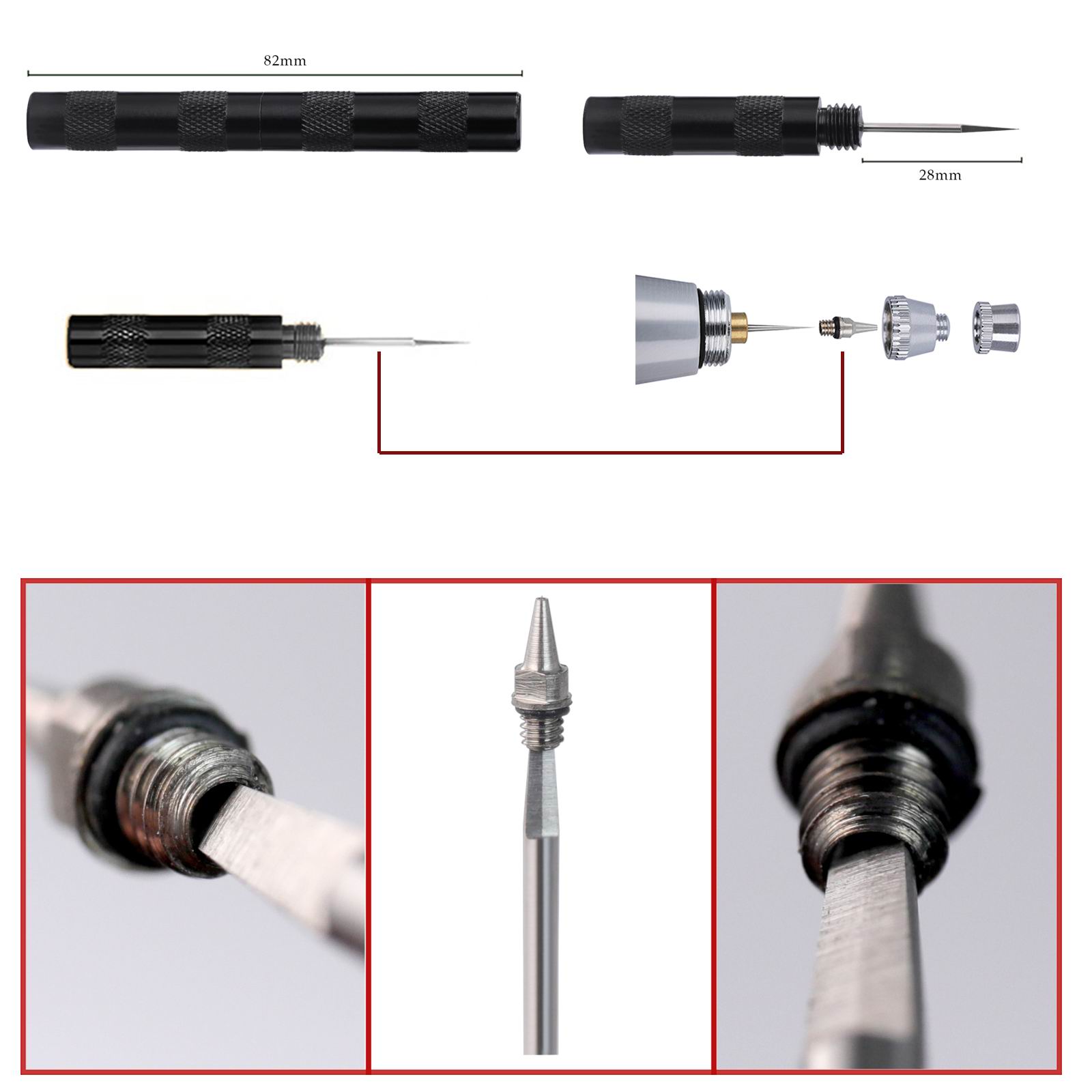 SAGUD 19PCS Airbrush Cleaning  - đánh giá và giá Airbrush Kit With Mini Compressor