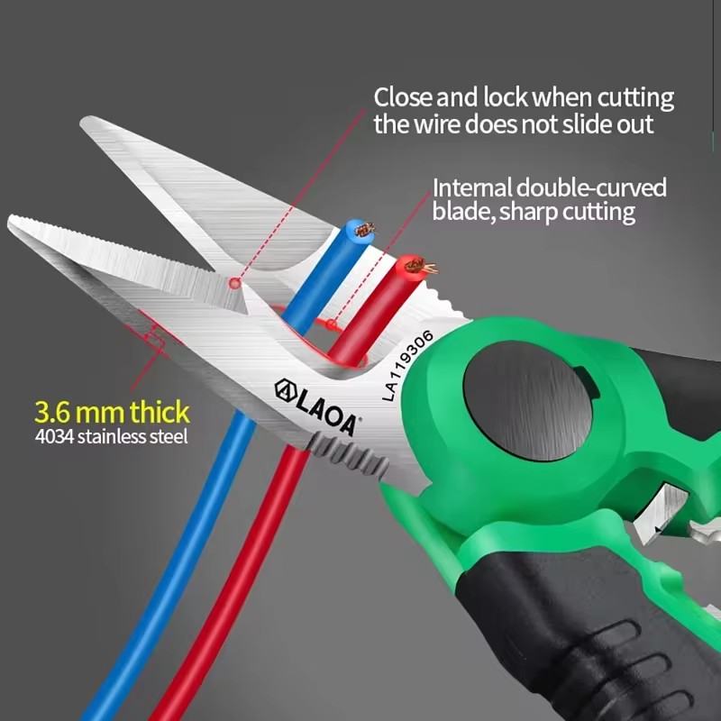 LAOA Electrician Scissors 6/7/ - đánh giá và giá Automatic Wire Stripper Cutter