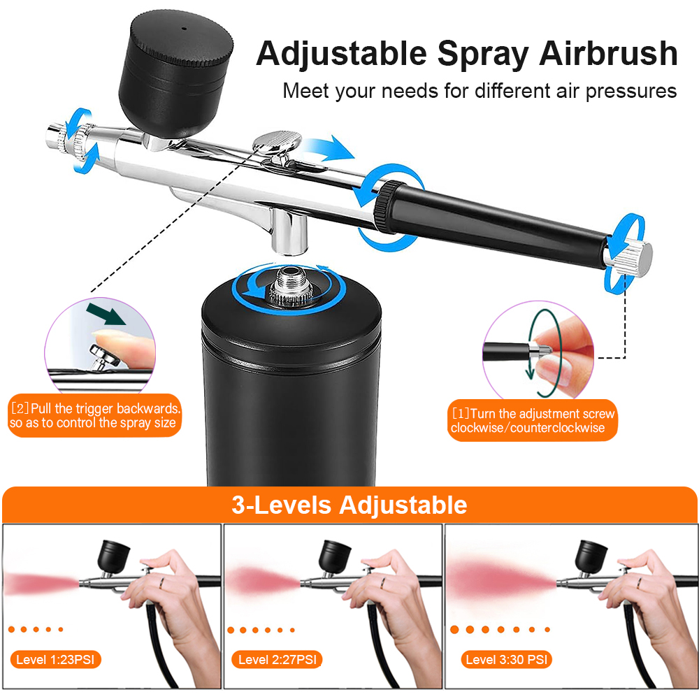 Airbrush Painting Airbrush wit - đánh giá và giá Airbrush Kit With Mini Compressor