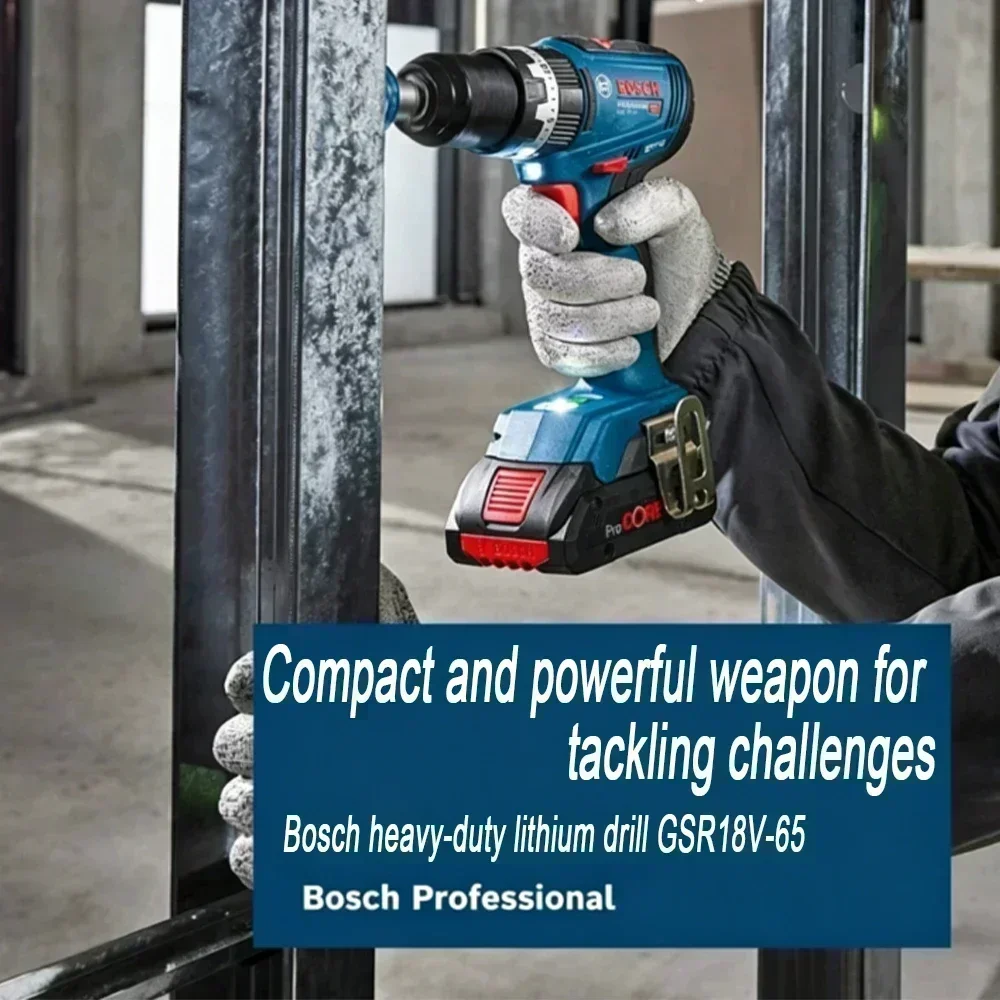 Bosch GSR 18V-65 Brushless Cor - đánh giá và giá Brushless Cordless Electric Drill 18V
