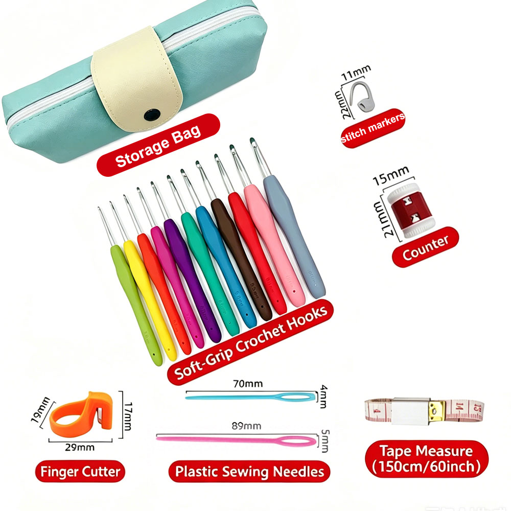 37pcs Crochet Hooks Kits with  - đánh giá và giá Hardware