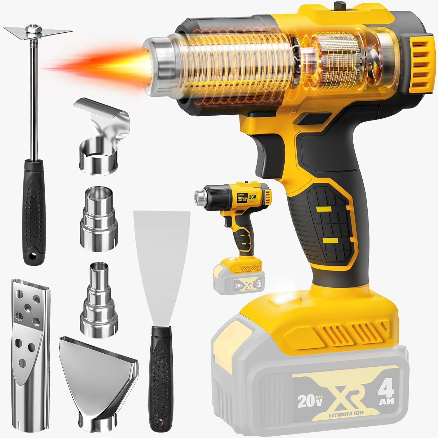 Cordless Heat Gun Compatible w - đánh giá và giá Cordless Heat Gun For Shrink Tubing